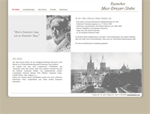 Tablet Screenshot of maxdreyer-rostock.de